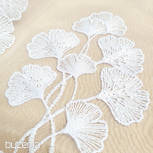 Záclona 835 GINKO biela