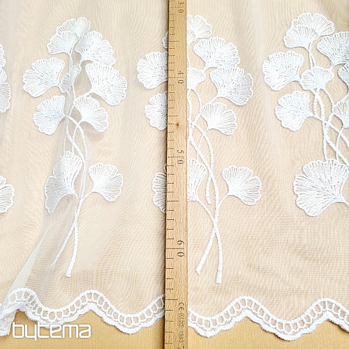 Záclona 835 GINKO biela