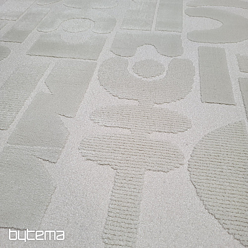 Kusový koberec BOHO geometria svetlý