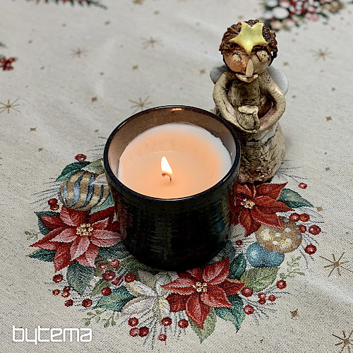 Gobelínový obrus a šál VIANOČNÉ STROMY