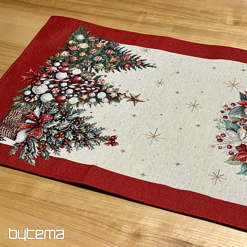 Gobelínový obrus a šál VIANOČNÉ STROMY