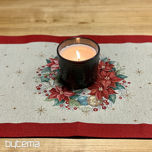 Gobelínový obrus a šál VIANOČNÉ STROMY