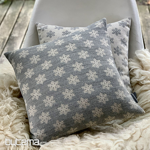 Luxusný dekoračný povlak VLOČKY SIVÉ B