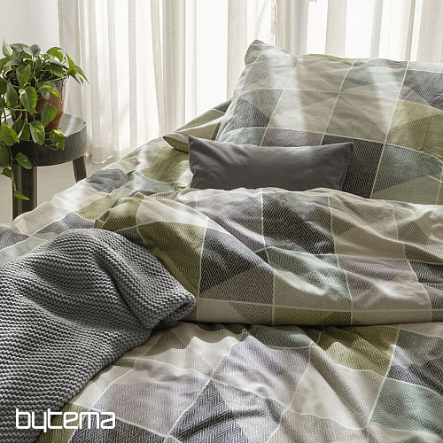 Luxusné flanelové obliečky IRISETTE KOALA 8646-30 ZELENÁ