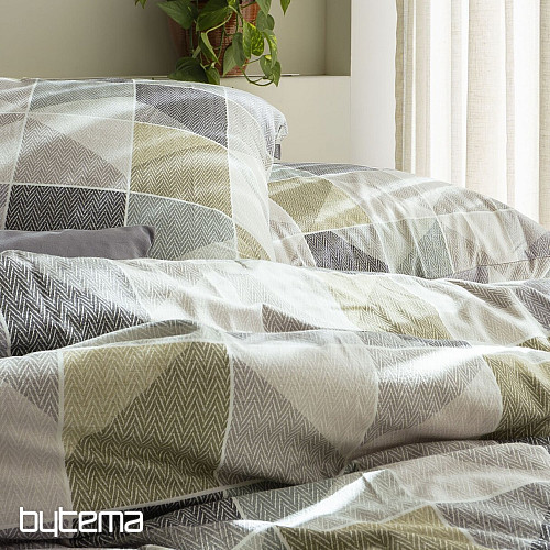 Luxusné flanelové obliečky IRISETTE KOALA 8646-30 ZELENÁ