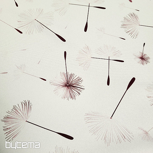 Dekoračná látka BLACK OUT PAMPELIŠKA hnedá