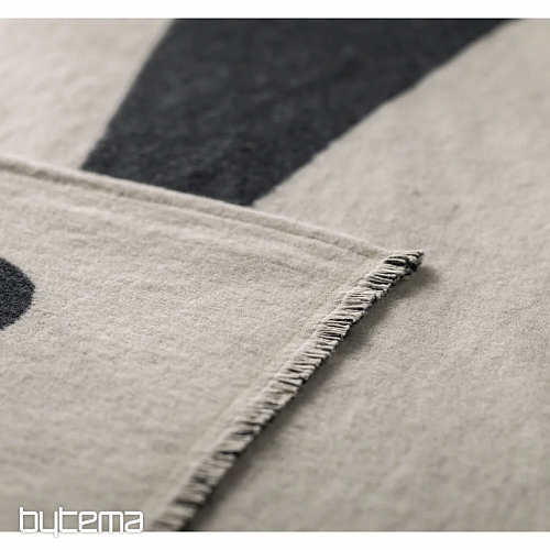 Deka DF LUCA VEĽKÉ LISTY SIVOBÉŽOVÉ