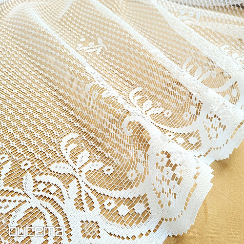 Žakárová záclona HEDA biela