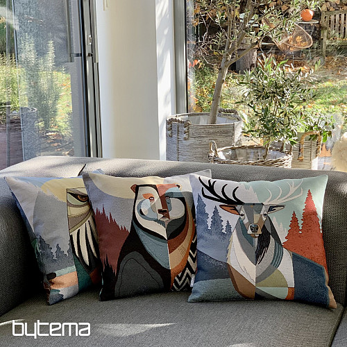 Gobelínový obliečka na vankúš JELEN