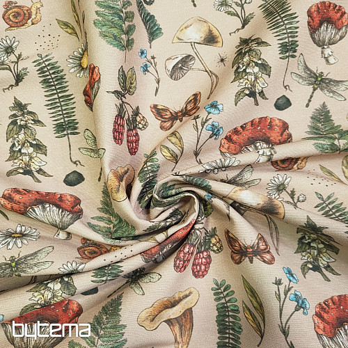 Dekoračná látka JESEŇ V LESE