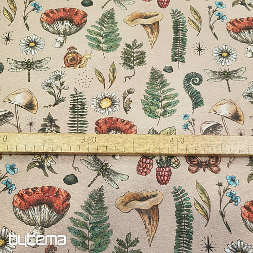 Dekoračná látka JESEŇ V LESE