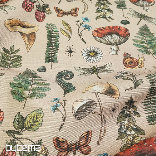 Dekoračná látka JESEŇ V LESE