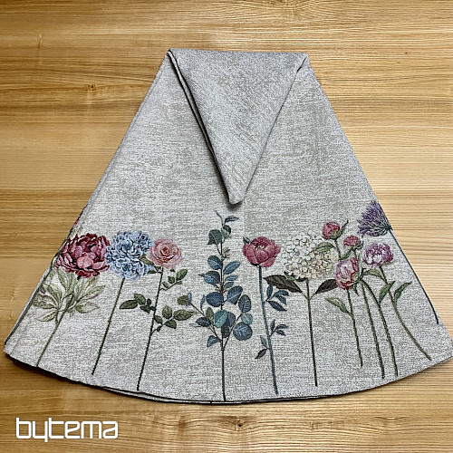 Gobelínový obrus okrúhly FLORES TIME