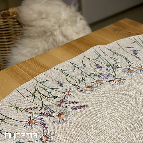 Gobelínový obrus okrúhly JARNÉ POHLADENIE