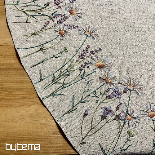 Gobelínový obrus okrúhly JARNÉ POHLADENIE