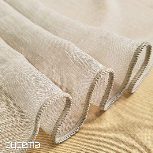 Luxusná záclona GERSTER 11334 sivobéžová