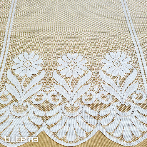 Vitrážová záclona DN 112 KVETENKY