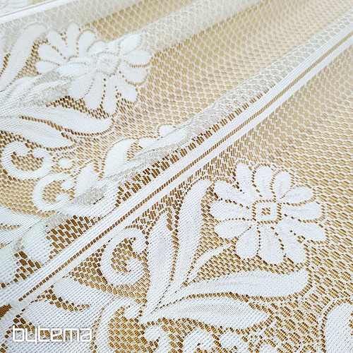 Vitrážová záclona DN 112 KVETENKY