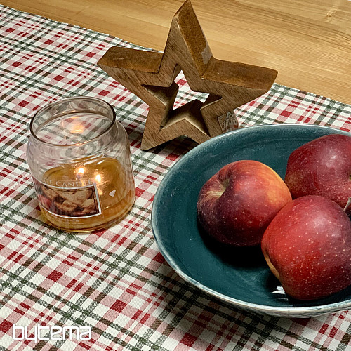 Vianočný obrus a šál SKOTSKÁ SHELLEY KOCKA