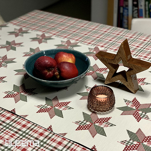 Vianočný obrus a šál SKOTSKÁ SHELLEY KOCKA