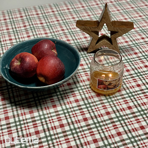 Vianočný obrus a šál SKOTSKÁ SHELLEY KOCKA