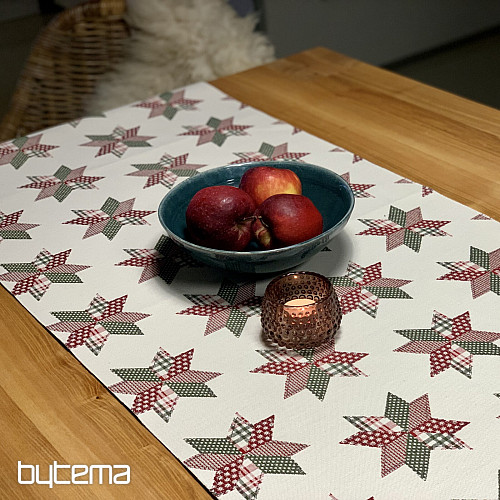 Vianočný obrus a šál HVIEZDA SHELLEY