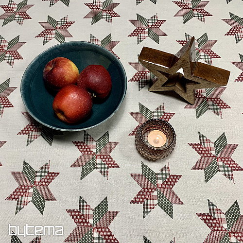 Vianočný obrus a šál HVIEZDA SHELLEY