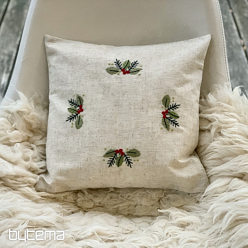 Vyšívaný povlak FAREBNÉ VETVIČKY