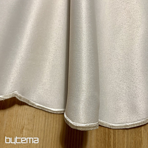 Okrúhly obrus TEFLON SMOTANOVÝ