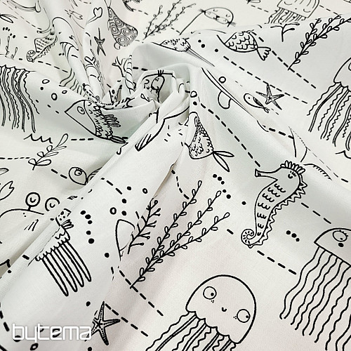 Látka na maľovanie PODMORSKÝ SVET