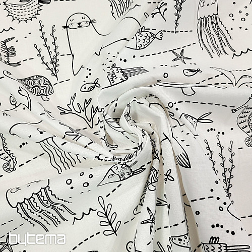 Látka na maľovanie PODMORSKÝ SVET