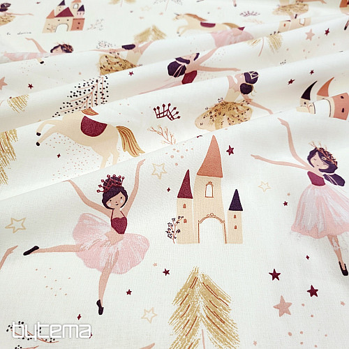 Bavlnená látka TANEČNICA