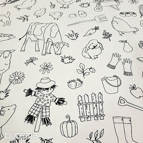 Látka na maľovanie FARMA