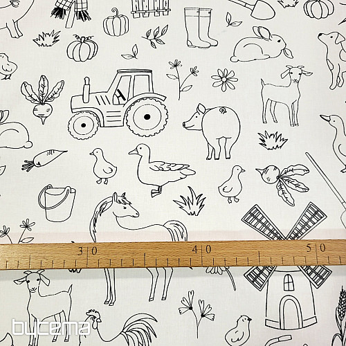 Látka na maľovanie FARMA