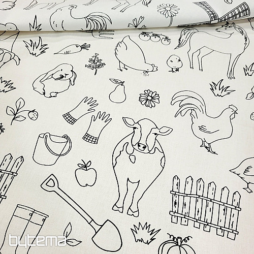 Látka na maľovanie FARMA