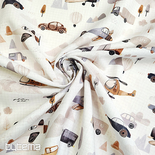 Bavlnená látka ROAD TRIP