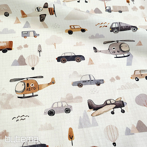 Bavlnená látka ROAD TRIP