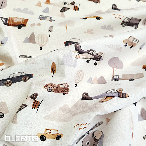 Bavlnená látka ROAD TRIP