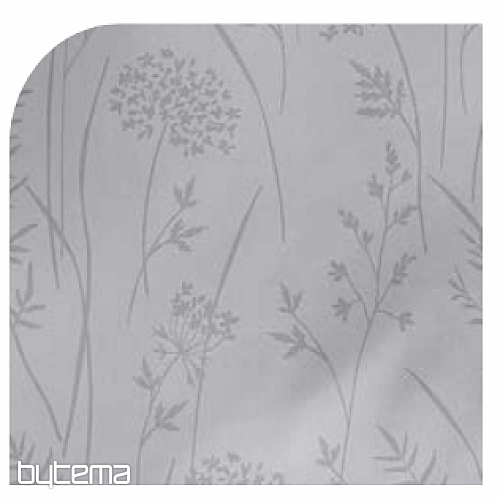 Luxusný bavlnený damask RIO SVETLO SIVÝ