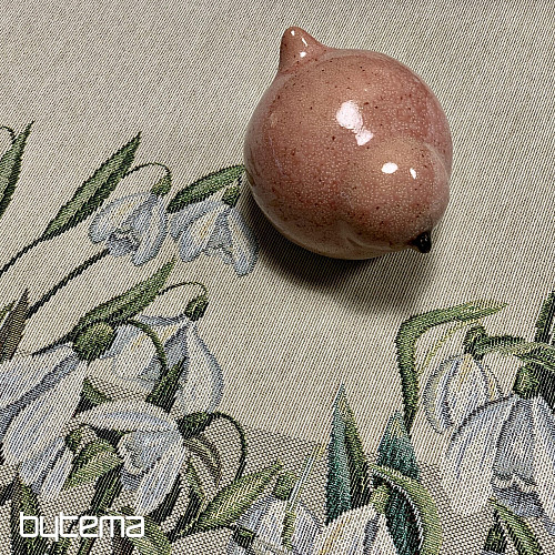 Gobelínový obrus okrúhly SNEŽENKY