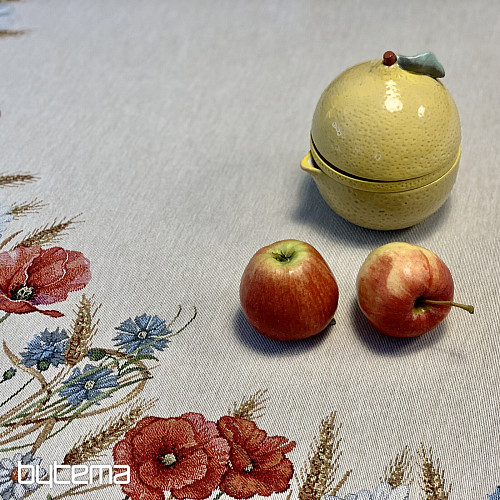 Gobelínový obrus okrúhly POLNÉ KVETY