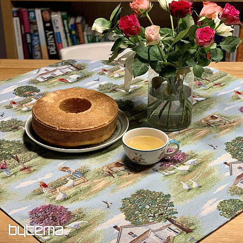 Gobelínový obrus a šál VONKAJŠÍ