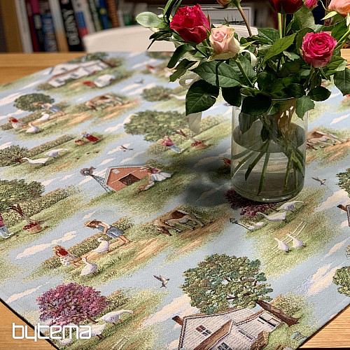 Gobelínový obrus a šál VONKAJŠÍ