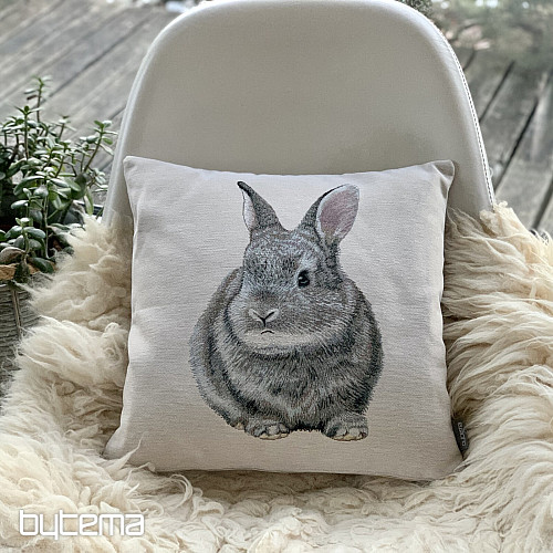 Gobelínový obliečka na vankúš ZAJAC HOPSÁLIK