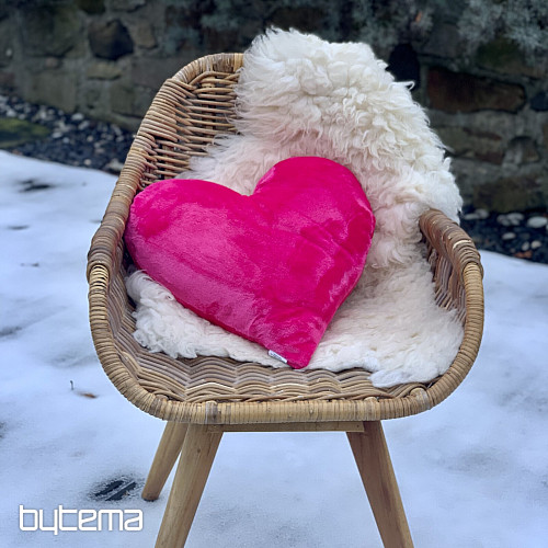 Vankúš SRDCE RUŽOVÉ