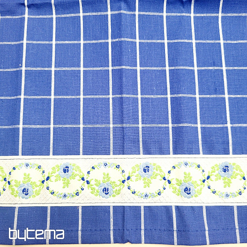 Utierky od BABIČKY MODRÉ S KYTIČKAMI