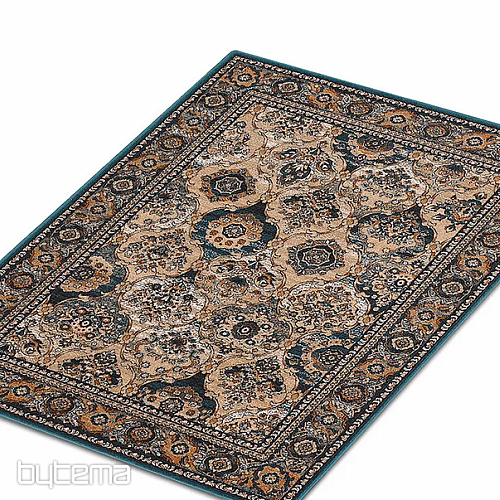 Luxusný vlnený koberec ISFAHAN Forenza smaragd/emerald