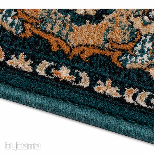 Luxusný vlnený koberec ISFAHAN Forenza smaragd/emerald