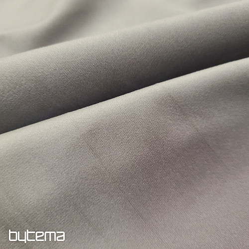 Luxusná jednofarebná dizajnová dekoračná látka GERSTER 77042/0040 BÉŽOVO SIVÁ