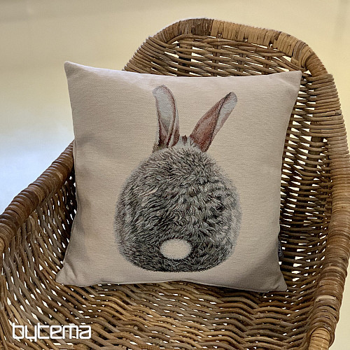 Gobelínový obliečka na vankúš ZAJAC HOPSÁLIK II